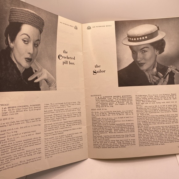 Knitting and Crochet Patterns Baby Ladies Hats Women’s Fashions Macrame Crafts - Picture 4 of 15